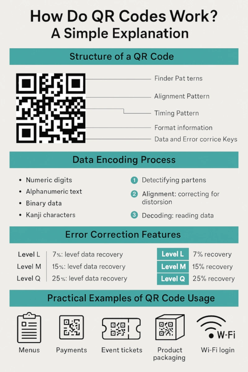 How QR codes work